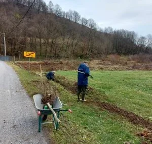 Nastavak sadnje žive ograde kod Ekološkog centra u Prnjavoru Čuntićkom