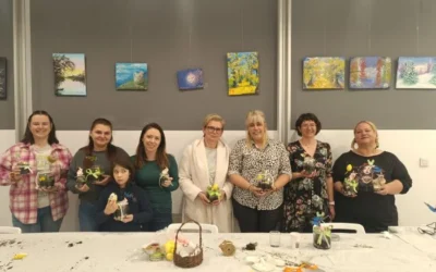 Sudionice radionice izradile prekrasne uskrsne biljne terarije